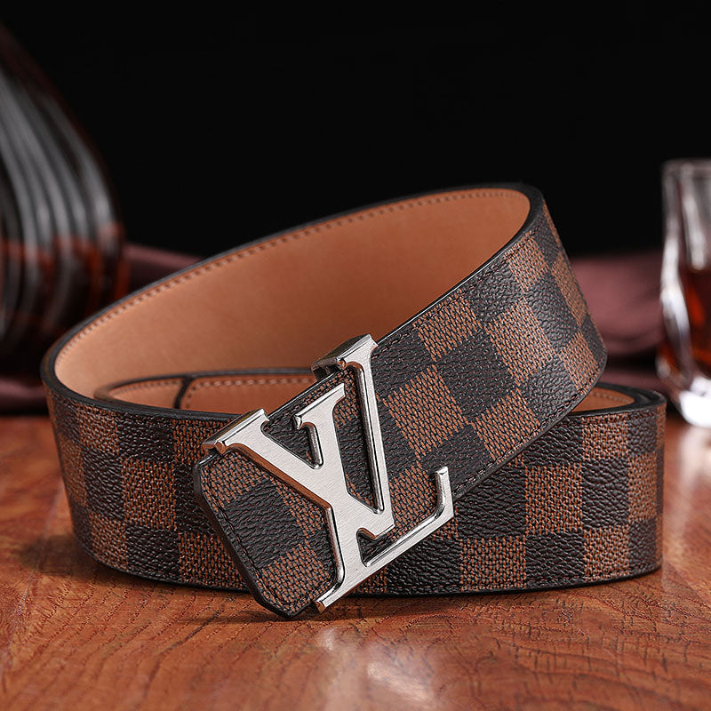 Sneakerhill - Monogram Belt Brown - sneakerhillcom