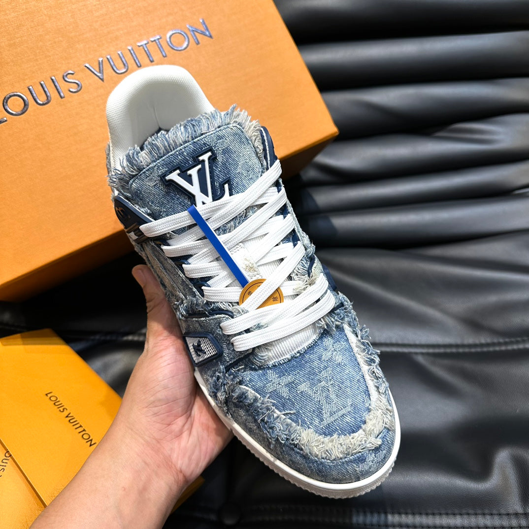 LUV Trainer Blue Denim Sneakers -070 - sneakerhillcom