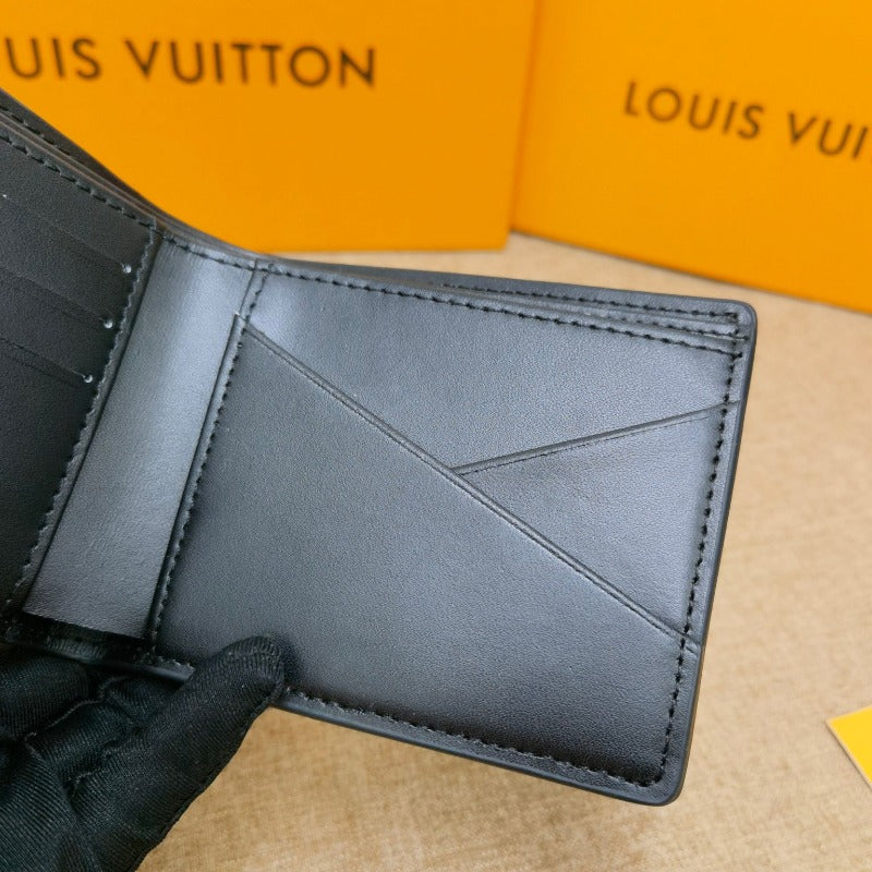 Sneakerhill - Monogram Shadow Wallet Black - sneakerhillcom