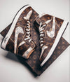 Custom Air Jordan 1 x LV x OFF-W Monogram - sneakerlandnet