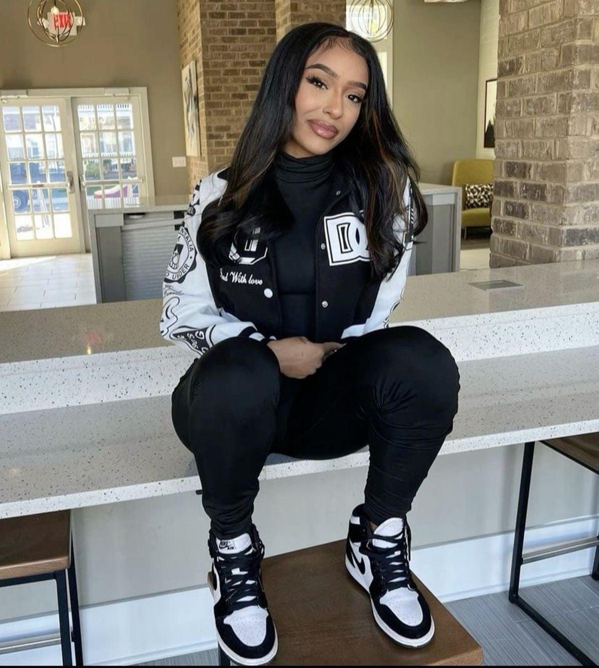 Custom Air Jordan 1 Black Retro High Q - sneakerhillcom