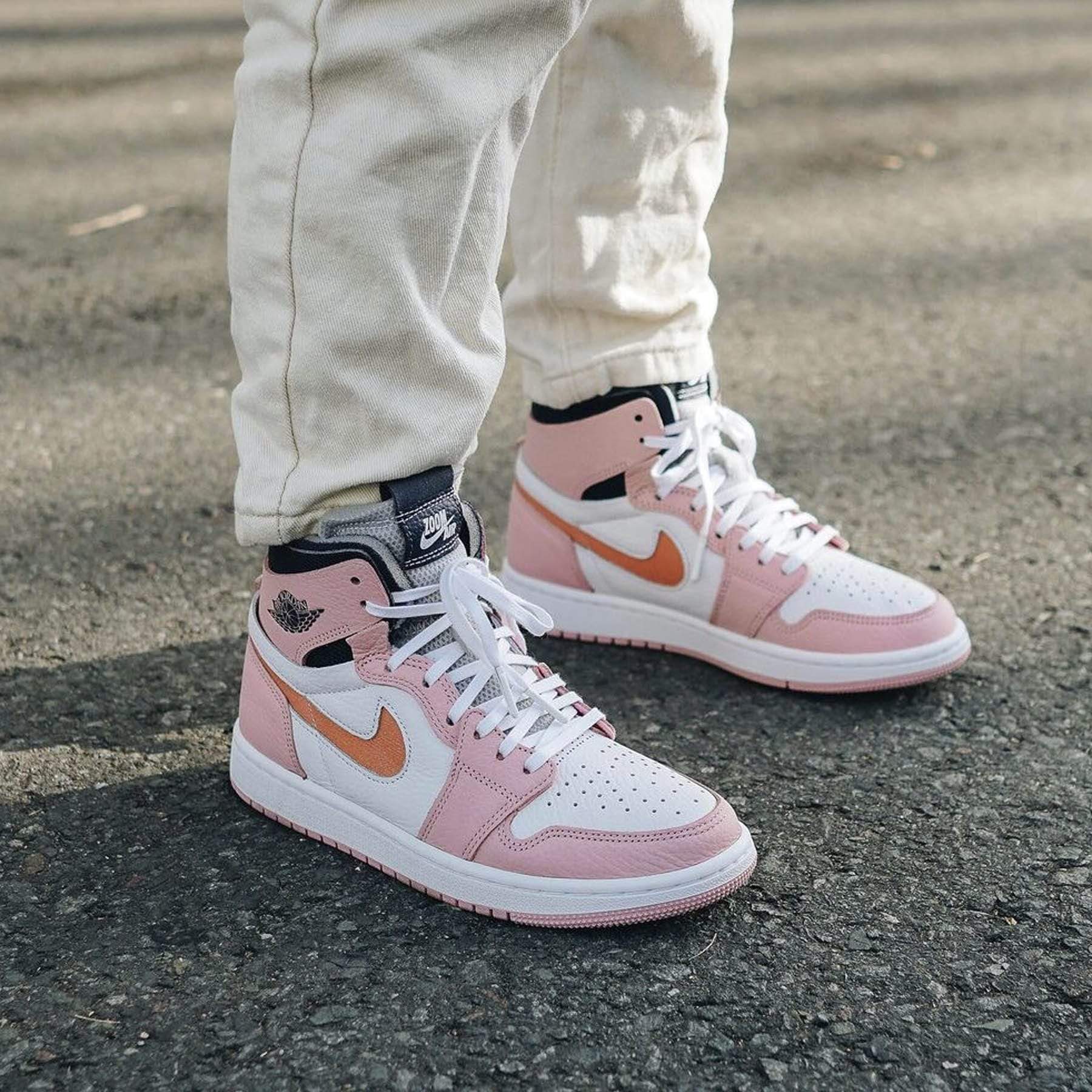 Air Jordan 1 High Zoom Wmns 'Pink Glaze' - sneakerhypesusa