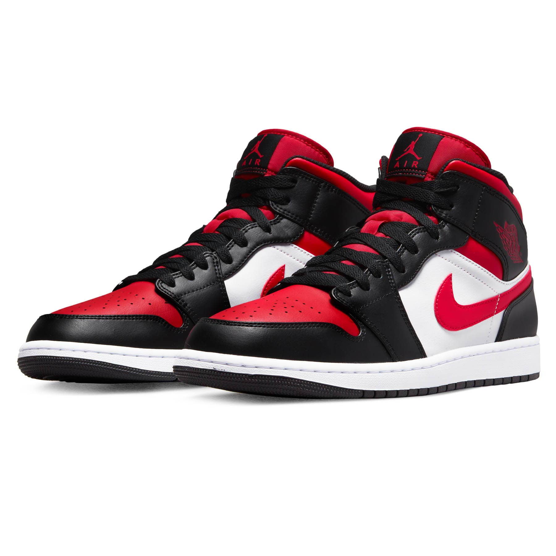 Air Jordan 1 Mid 'Black Fire Red' - sneakerhypesusa