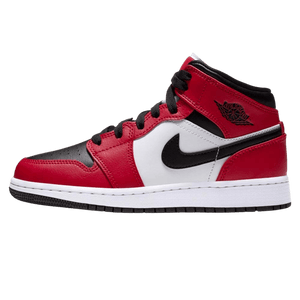 Air Jordan 1 Mid Chicago Black Toe GS - sneakerhypesusa