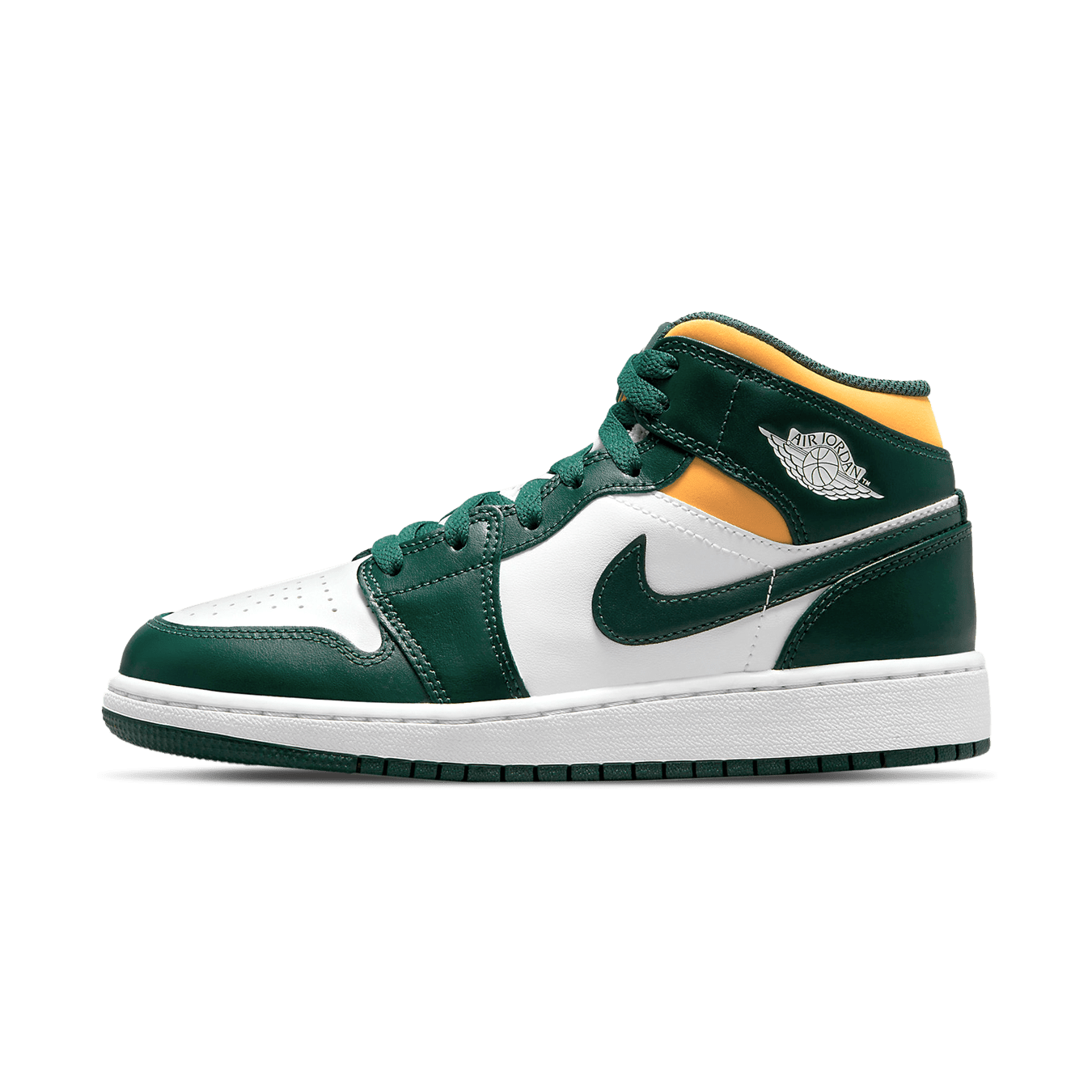 Air Jordan 1 Mid GS 'Sonics' 2021 - sneakerhypesusa