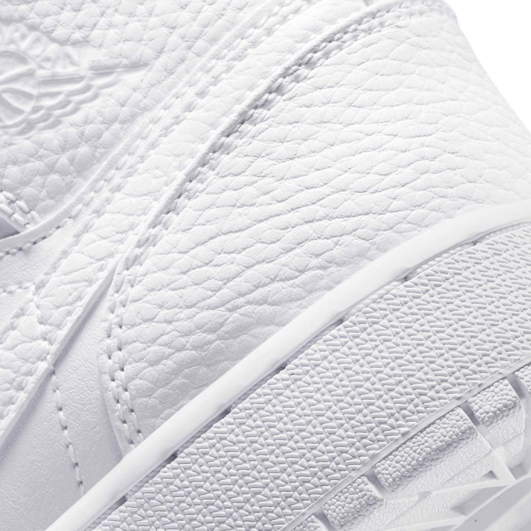 Air Jordan 1 Mid GS 'Triple White' - sneakerhypesusa