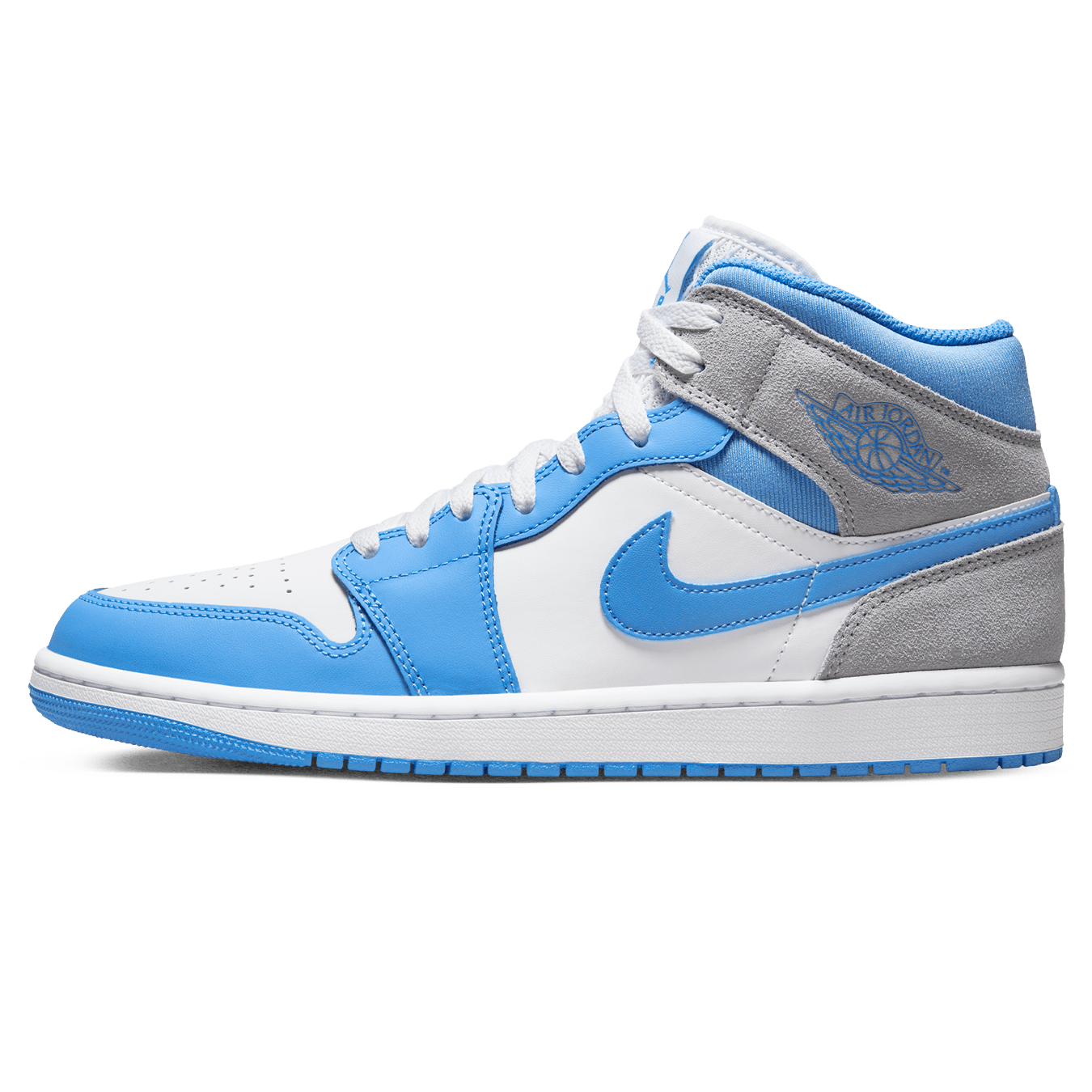 Air Jordan 1 Mid 'University Blue Grey' - sneakerhypesusa