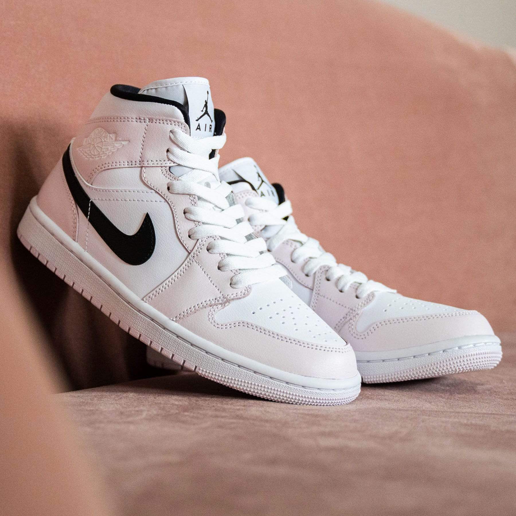 Air Jordan 1 Mid Wmns 'Barely Rose' - sneakerhypesusa