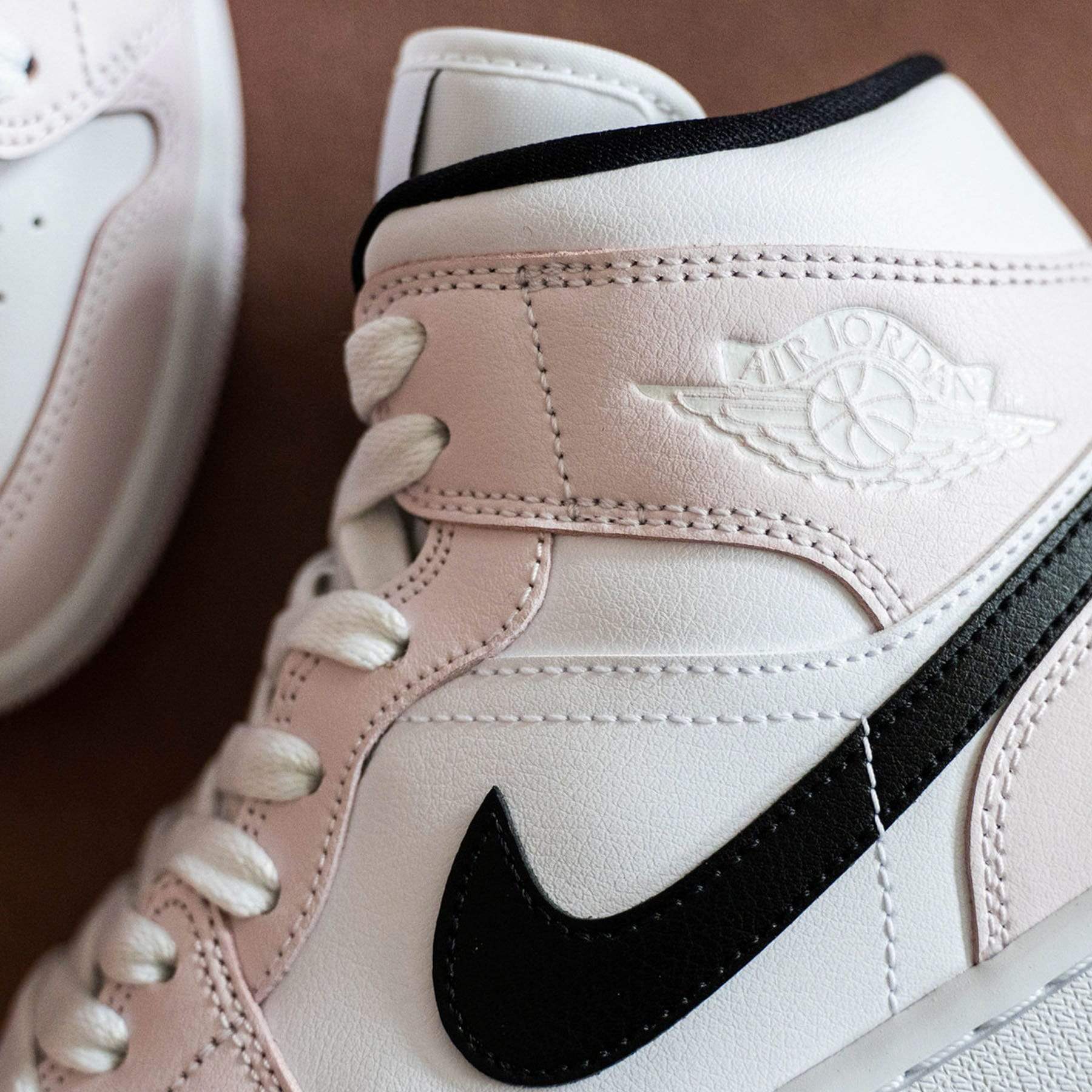 Air Jordan 1 Mid Wmns 'Barely Rose' - sneakerhypesusa