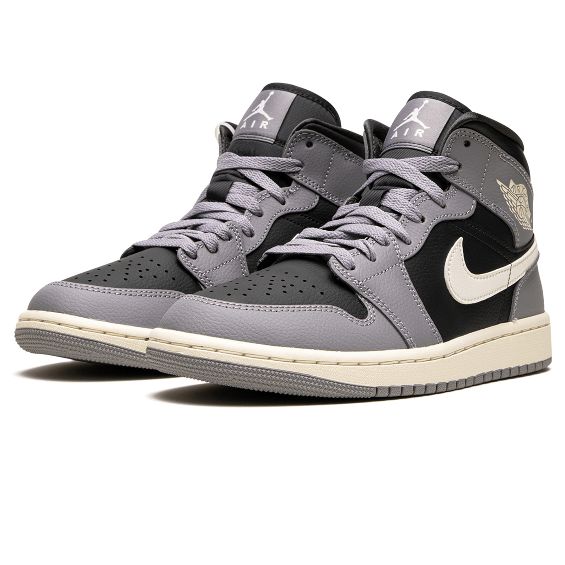 Air Jordan 1 Mid Wmns 'Cement Grey' - sneakerhypesusa