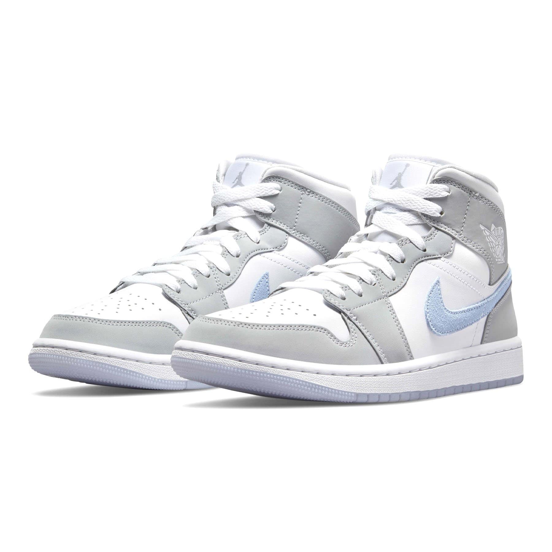 Air Jordan 1 Mid Wmns 'White Wolf Grey' - sneakerhypesusa