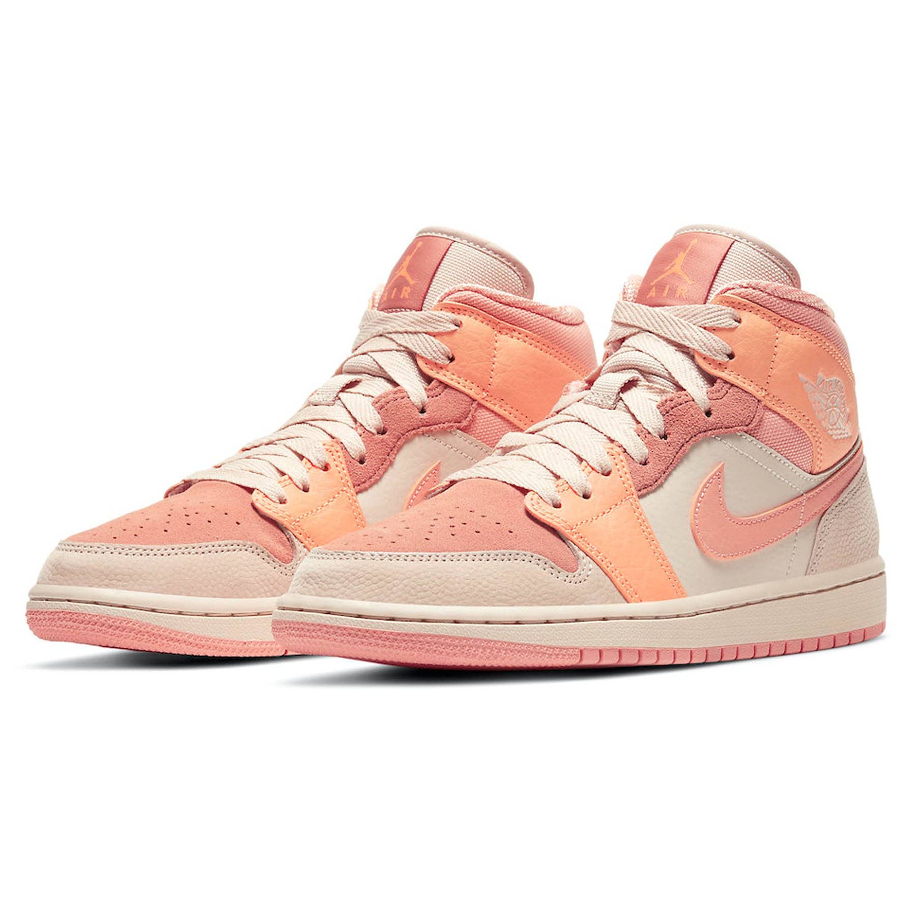 Air Jordan 1 Wmns Mid 'Apricot' - sneakerhypesusa