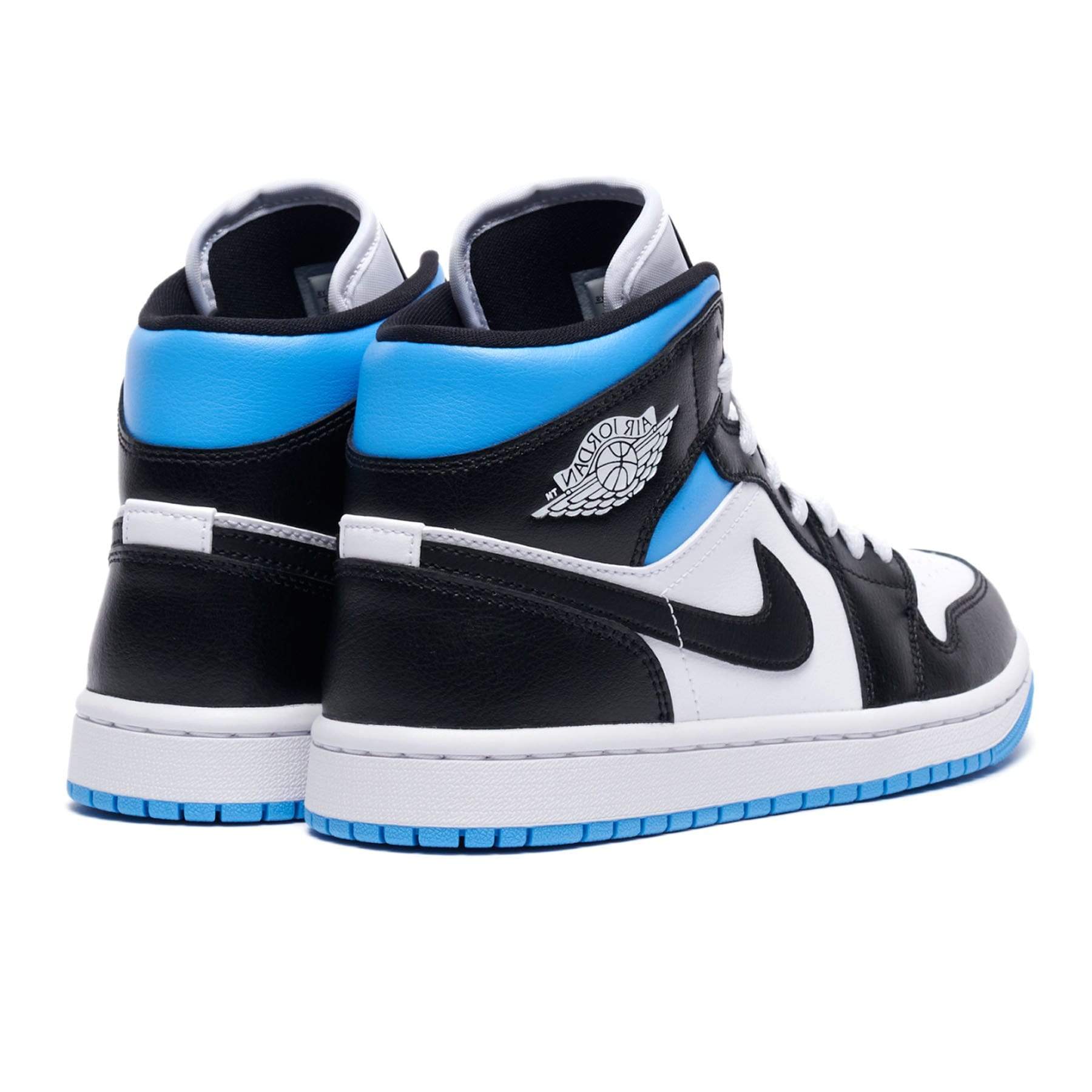 Air Jordan 1 Wmns Mid 'Royal Black Blue' - sneakerhypesusa