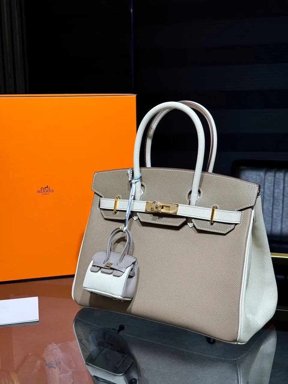 Birkin 35 Epsom Palladium Hardware Hermes