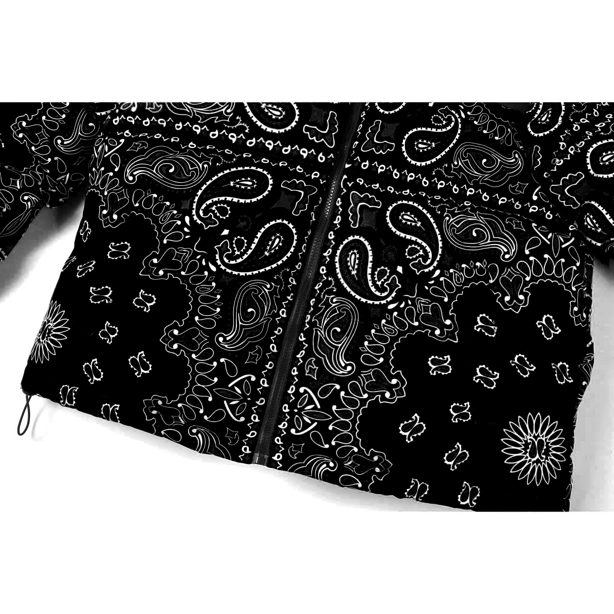 Sneakerhill LE1 | Black Paisley Puffer - sneakerhillcom