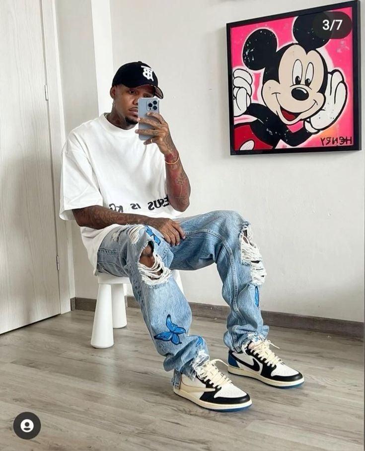 Custom Fragment x Travis Scott x Air Jordan 1 Low DM7866 140 - sneakerhillcom