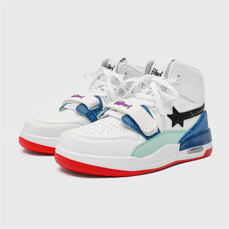 Classic Shoes - White Stars Sneakers - sneakerhillcom