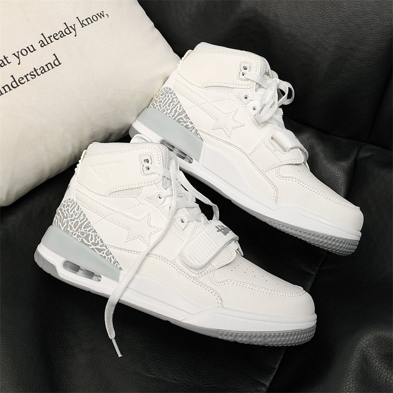 Classic Shoes - White Stars Sneakers - sneakerhillcom