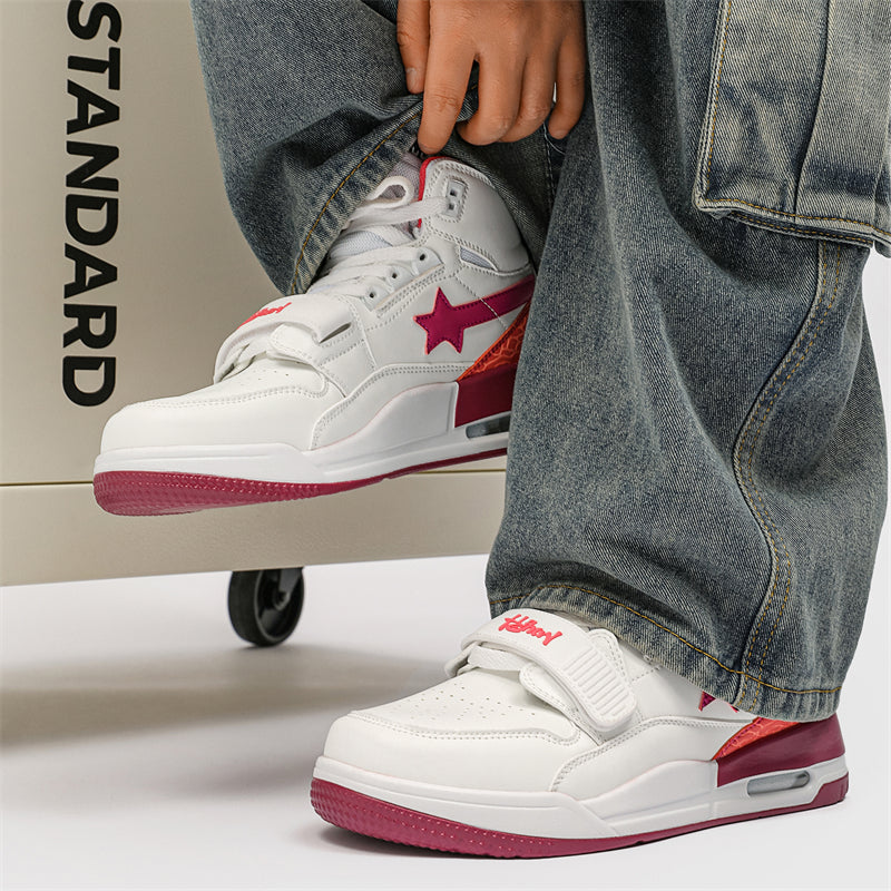 Classic Shoes - White Stars Sneakers - sneakerhillcom