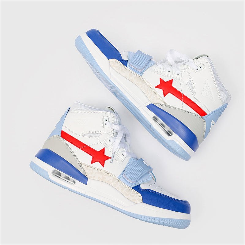 Classic Shoes - White Stars Sneakers - sneakerhillcom