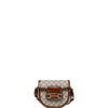 Sneakerhill - Mini Horsebit Rounded Bag Brown - sneakerhillcom