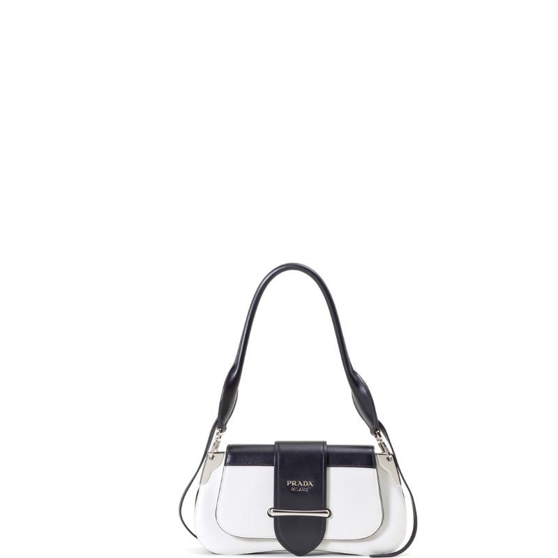 Sneakerhill - Sidonie Shoulder Bag Black/White - sneakerhillcom