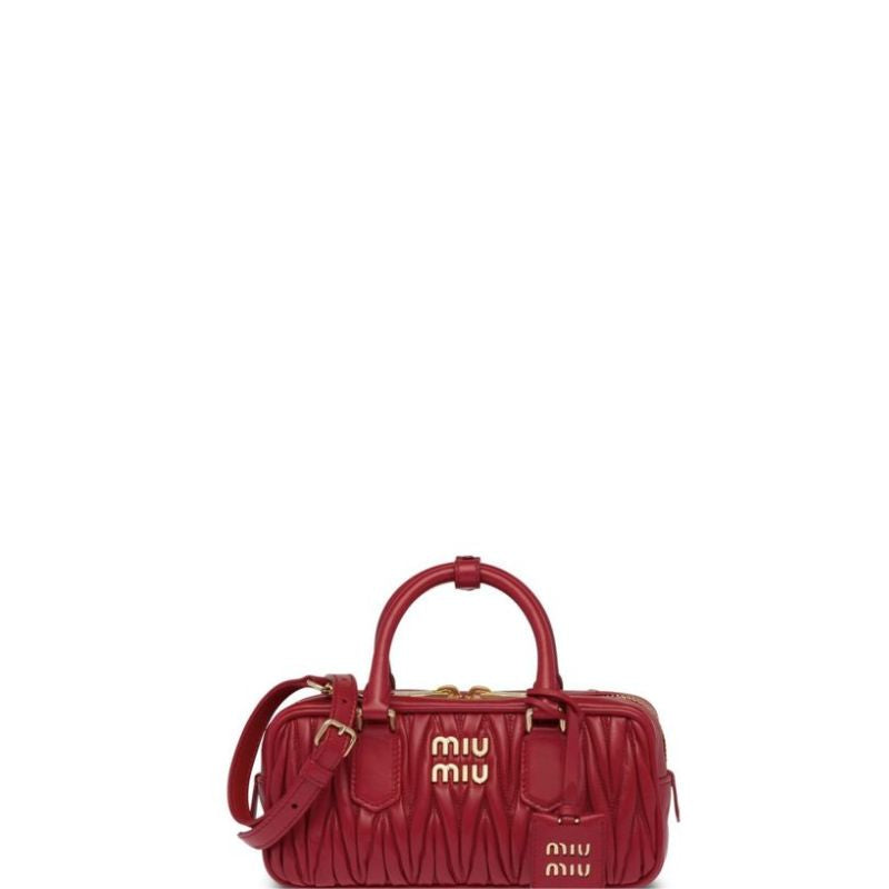 Sneakerhill - Matelasse Crossbody Bag Red - sneakerhillcom