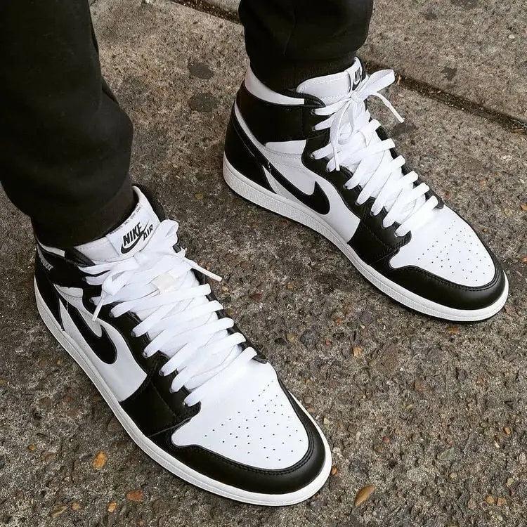 Custom Air Jordan 1 Black Retro High Q - sneakerhillcom