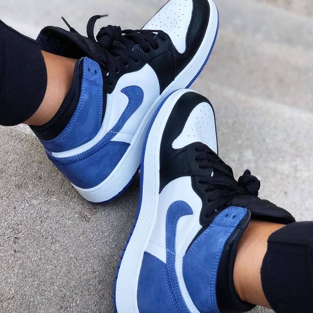 Custom Air Jordan 1 Blue Moon Sneakers - sneakerhypesusa