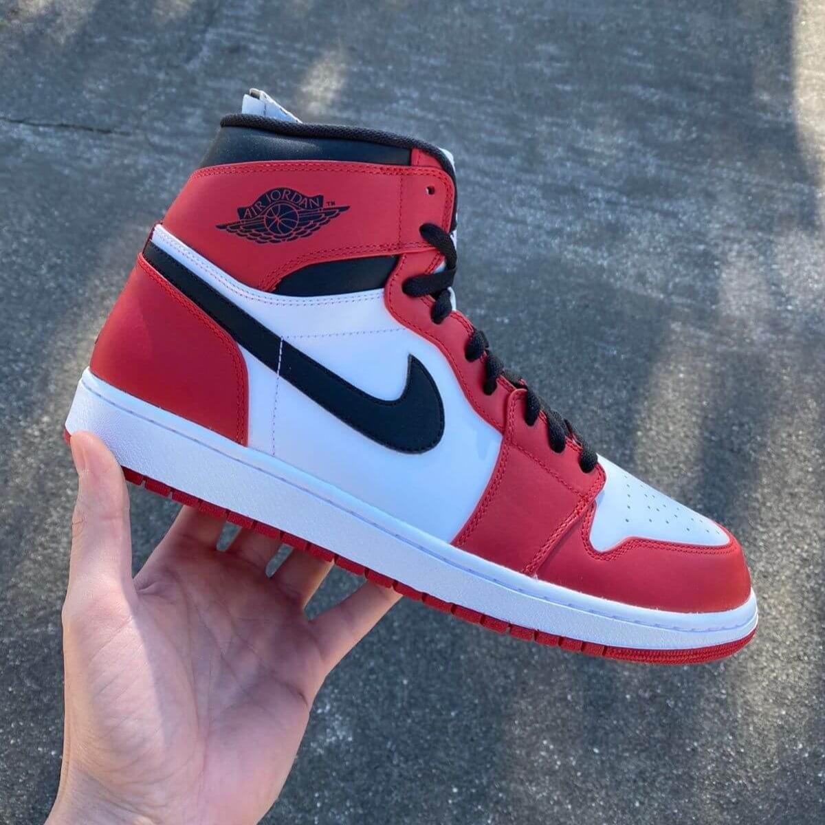 Custom Air Jordan 1 Chicago Sneakers - sneakerhypesusa