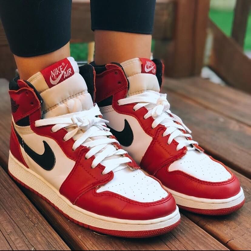 Custom Air Jordan 1 Chicago Sneakers - sneakerhypesusa