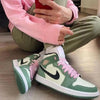 Custom Air Jordan 1 Dutch Green High Q sneakerlandnet