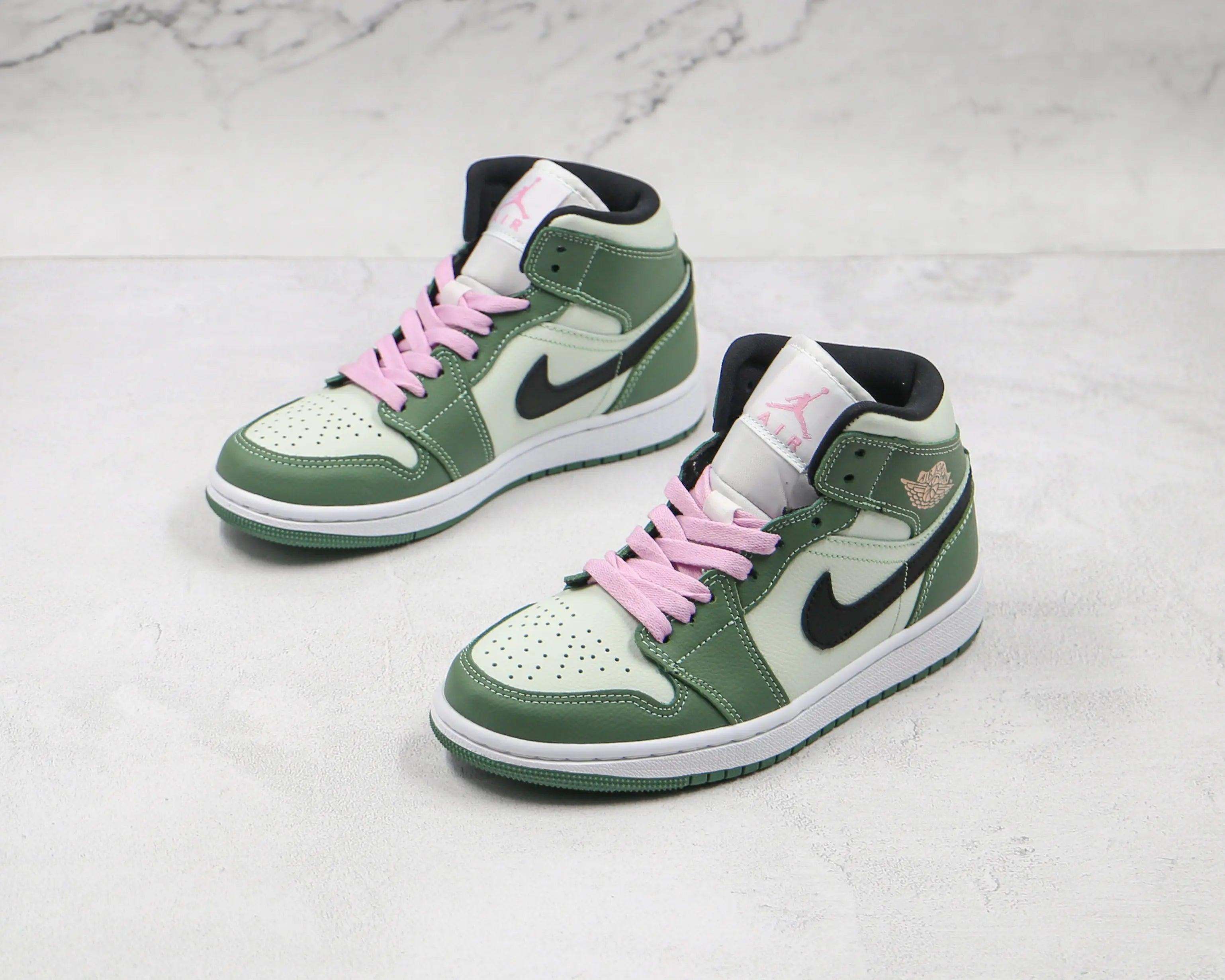 Custom Air Jordan 1 Dutch Green High Q sneakerlandnet