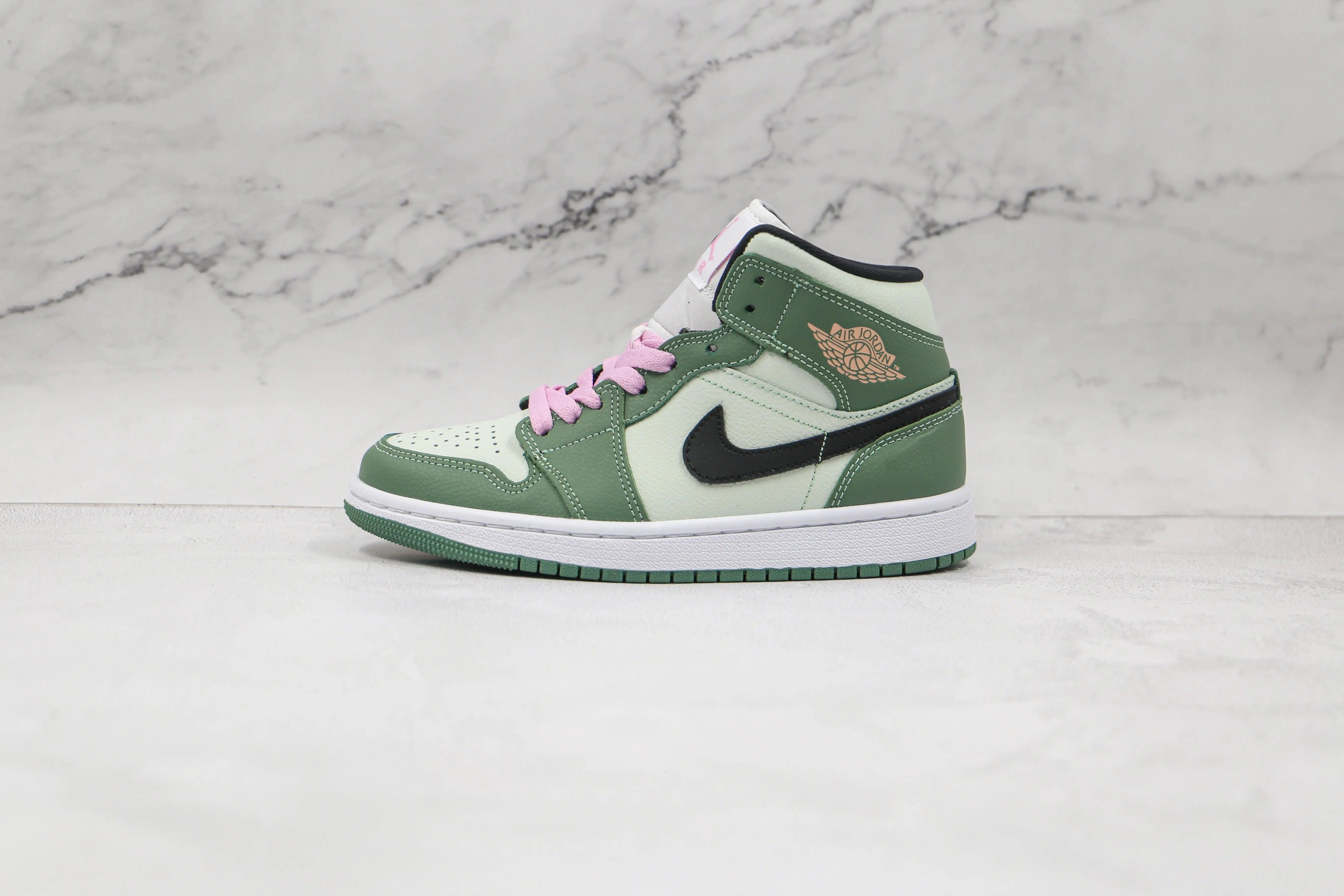 Custom Air Jordan 1 Dutch Green High Q sneakerlandnet