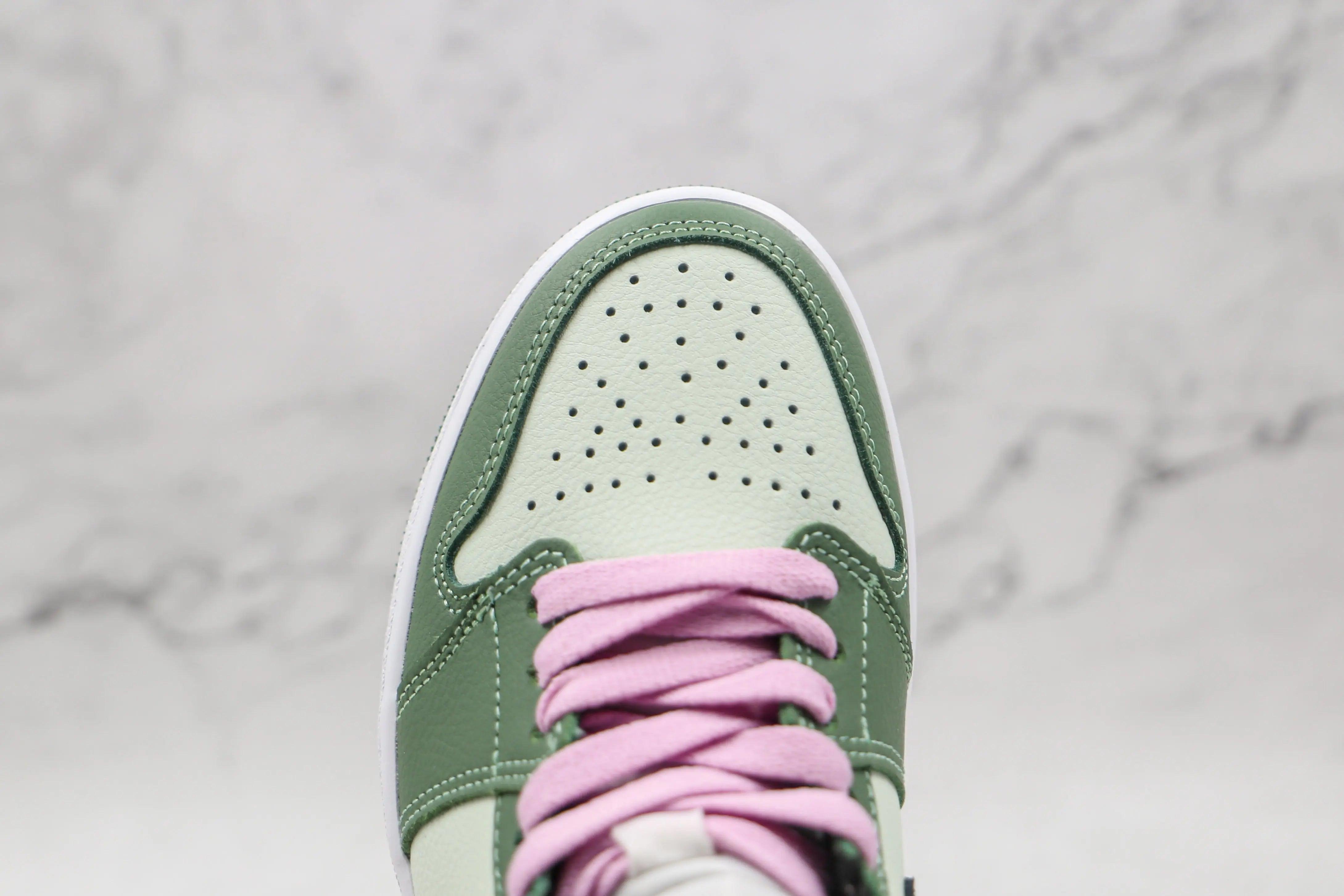 Custom Air Jordan 1 Dutch Green High Q sneakerlandnet