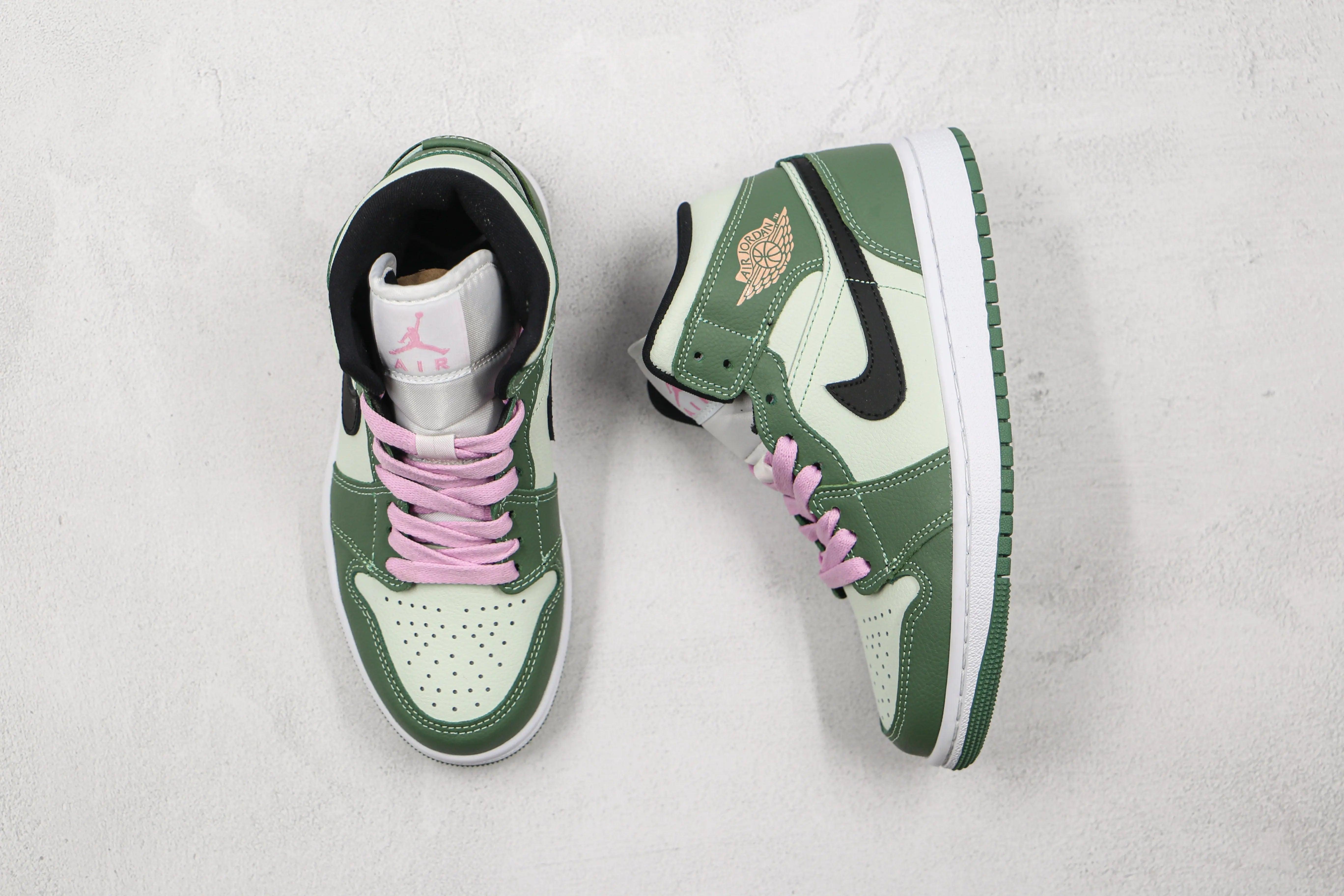 Custom Air Jordan 1 Dutch Green High Q sneakerlandnet