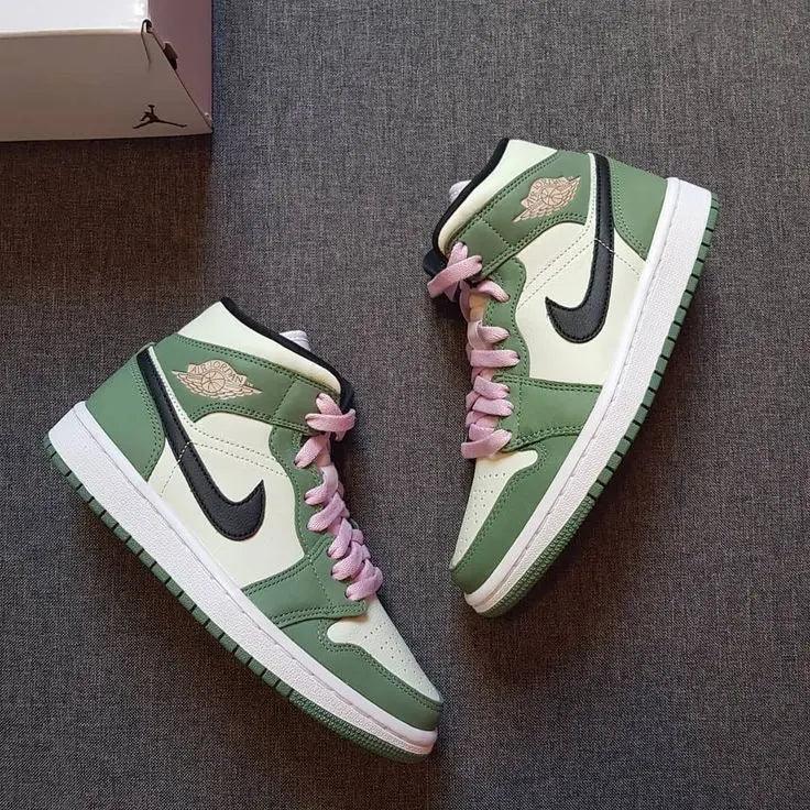 Custom Air Jordan 1 Dutch Green High Q sneakerlandnet