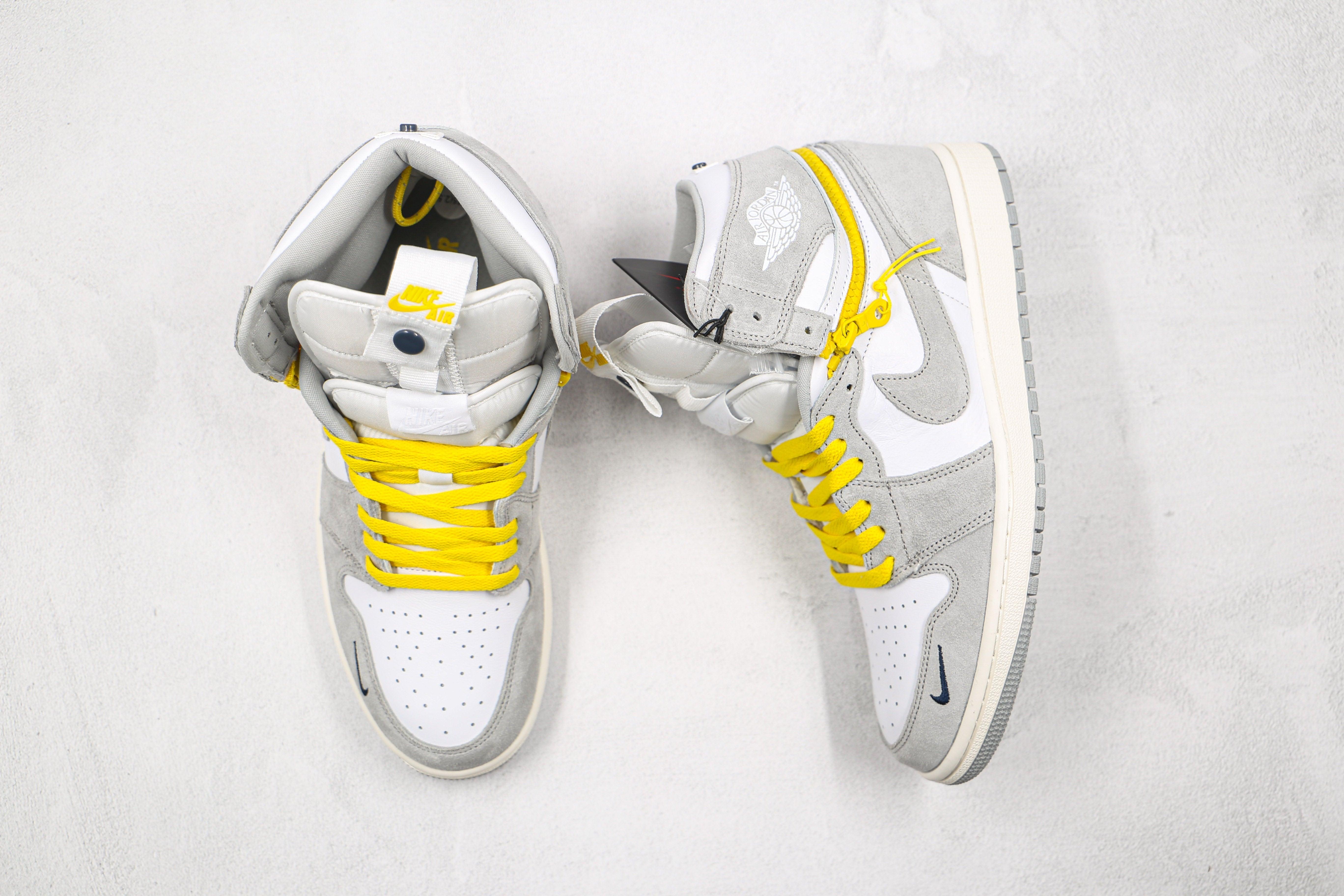 Custom Air Jordan 1 High Switch “Light Smoke Grey” High Q ( Customs And Box ), Jordan 1 Sneakers Active sneakerlandnet