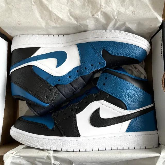 Custom Air Jordan 1 Inverted Blue - sneakerhypesusa