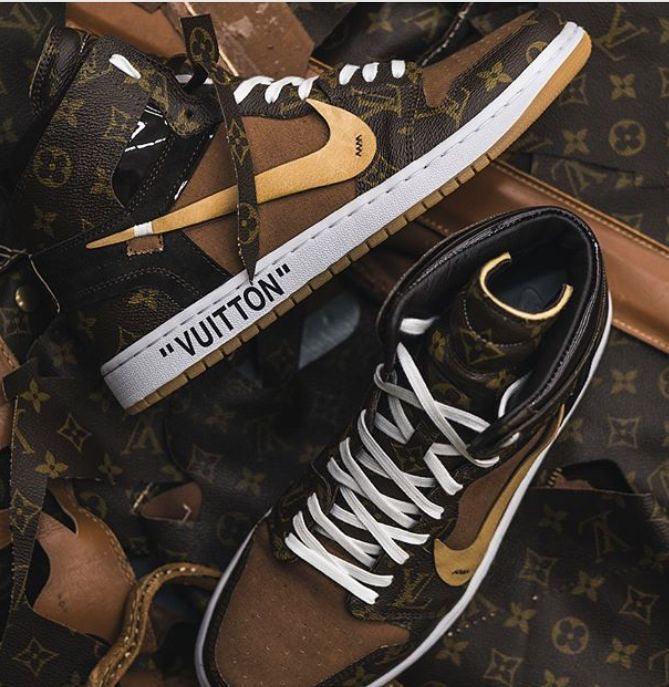 Custom Air Jordan 1 LV High Q ( Customs And Box ), Jordan 1 Sneakers Active A11 - sneakerhillcom