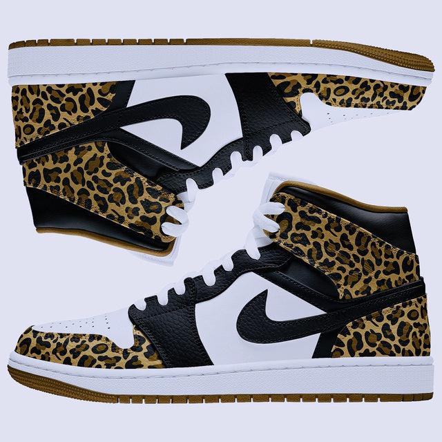 Custom Air Jordan 1 Leopard Print 🐆 - sneakerhypesusa