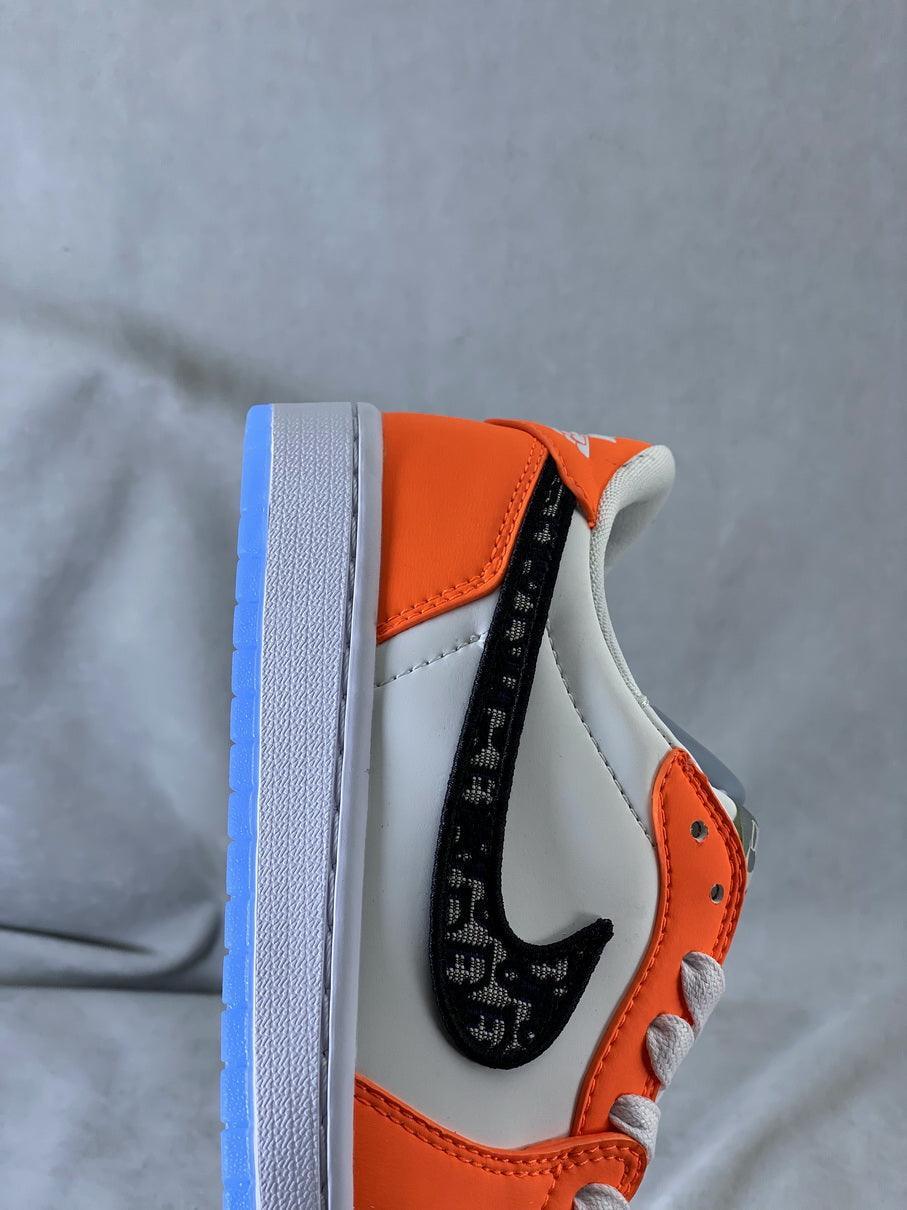 Custom Air Jordan 1 Low x Dior BA33 - sneakerhillcom