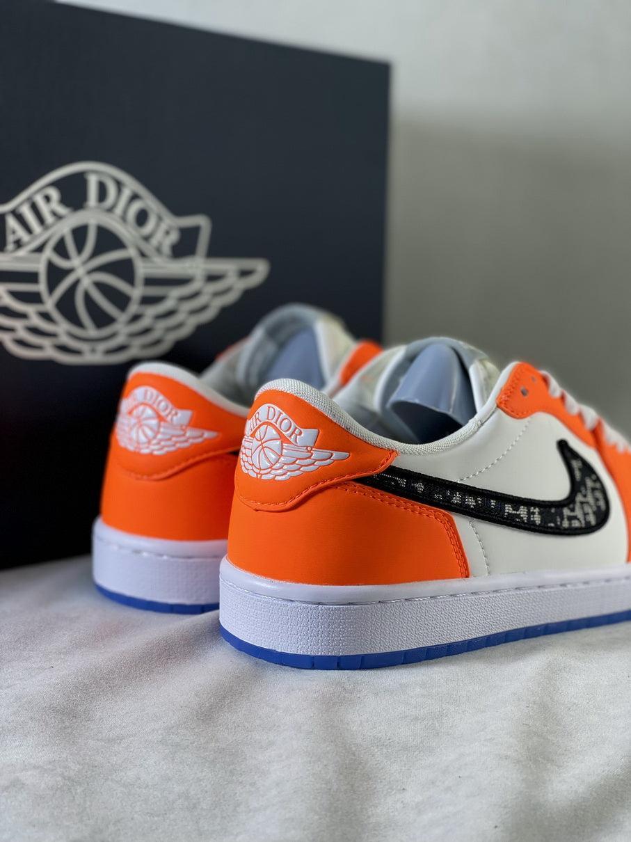 Custom Air Jordan 1 Low x Dior BA33 - sneakerhillcom