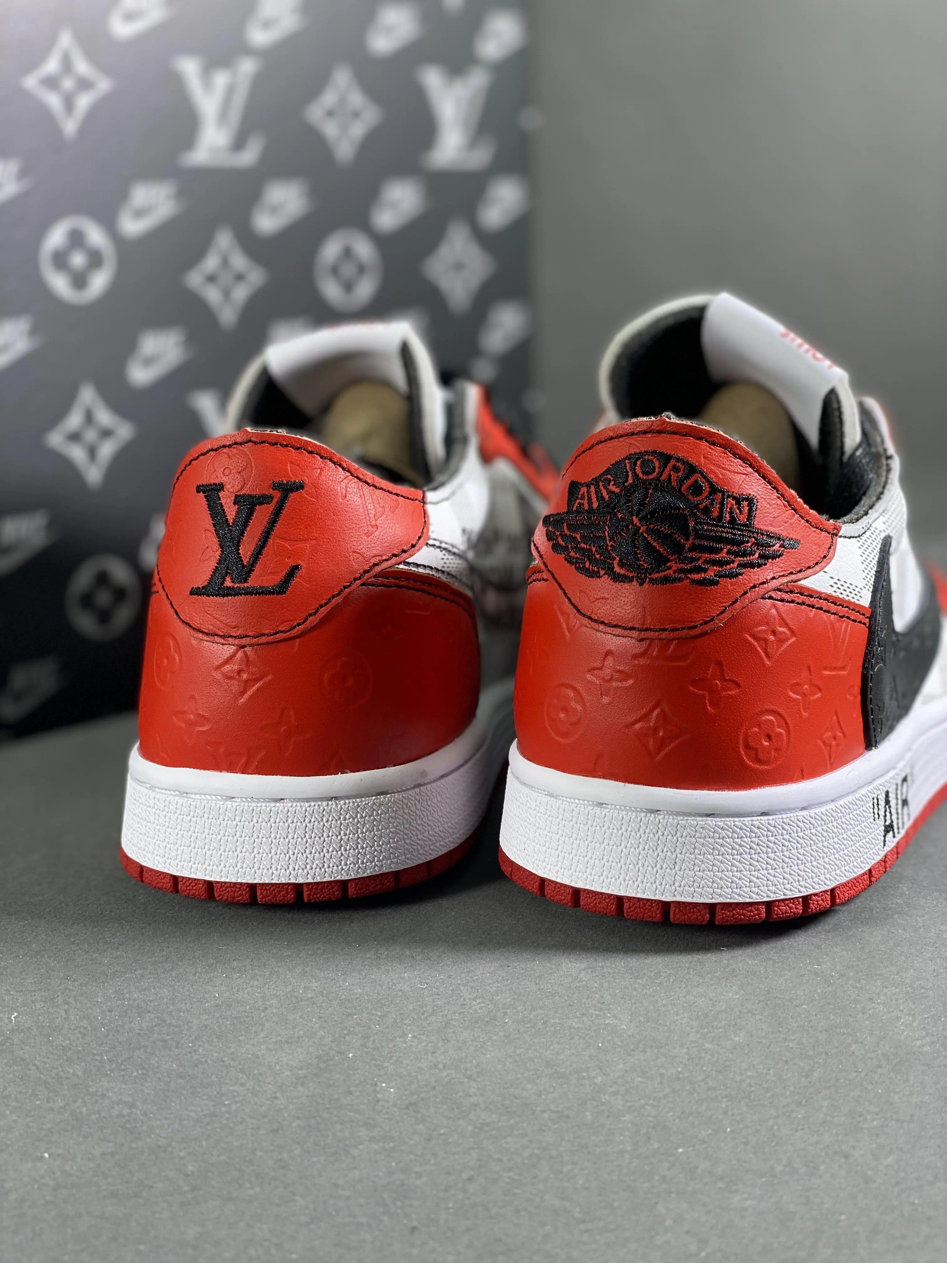 Custom Air Jordan 1 Low x Off-White x Travis Scott DZ2403 006 - sneakerhillcom