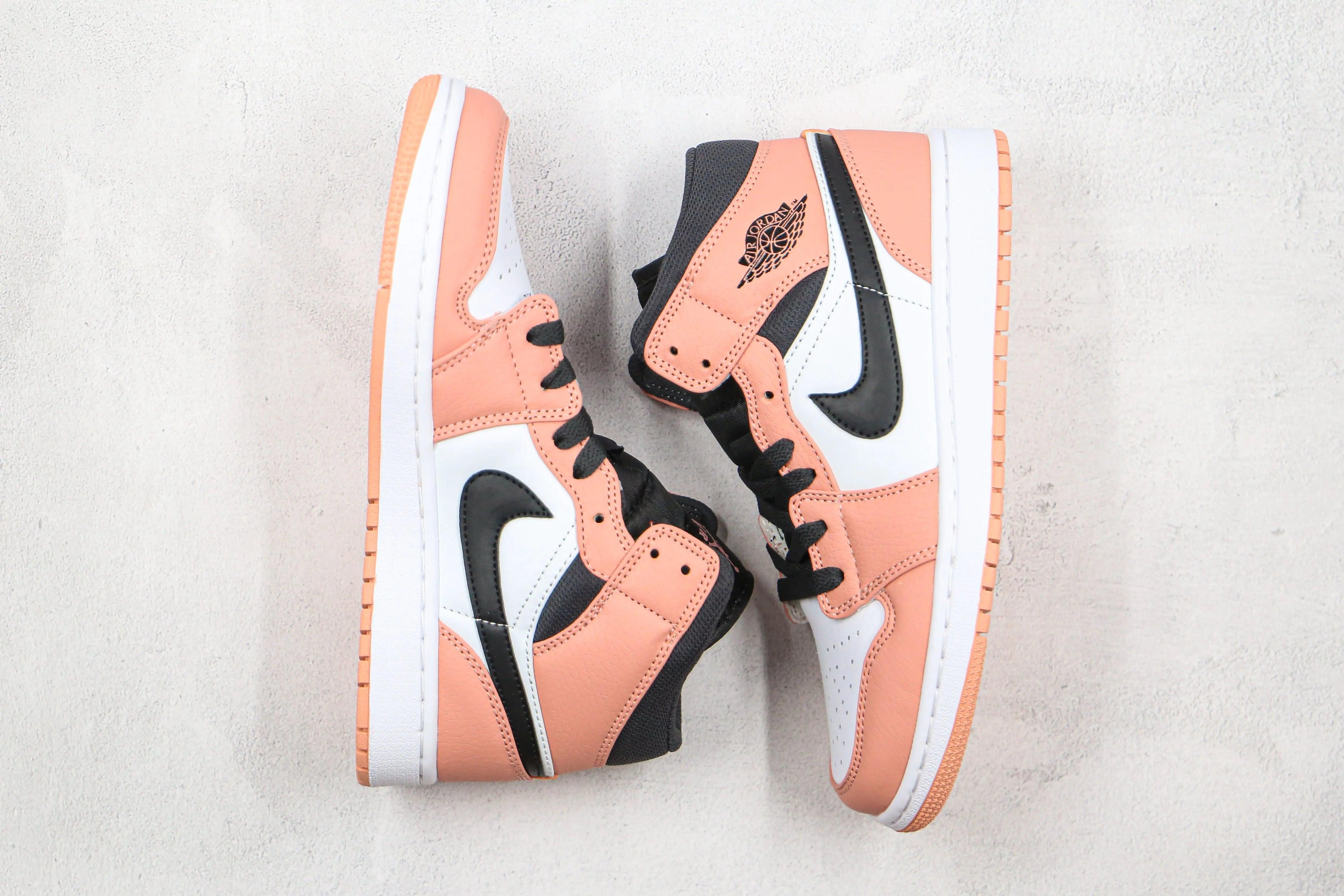 Custom Air Jordan 1 Mid" Digital Pink Quartz High Q ( Customs And Box ), Jordan 1 Sneakers Active sneakeronline