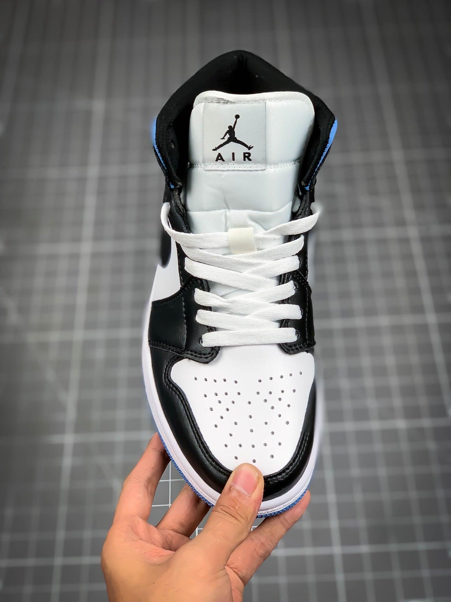 Custom Air Jordan 1 Mid AJ1 554724-117 - sneakerhillcom
