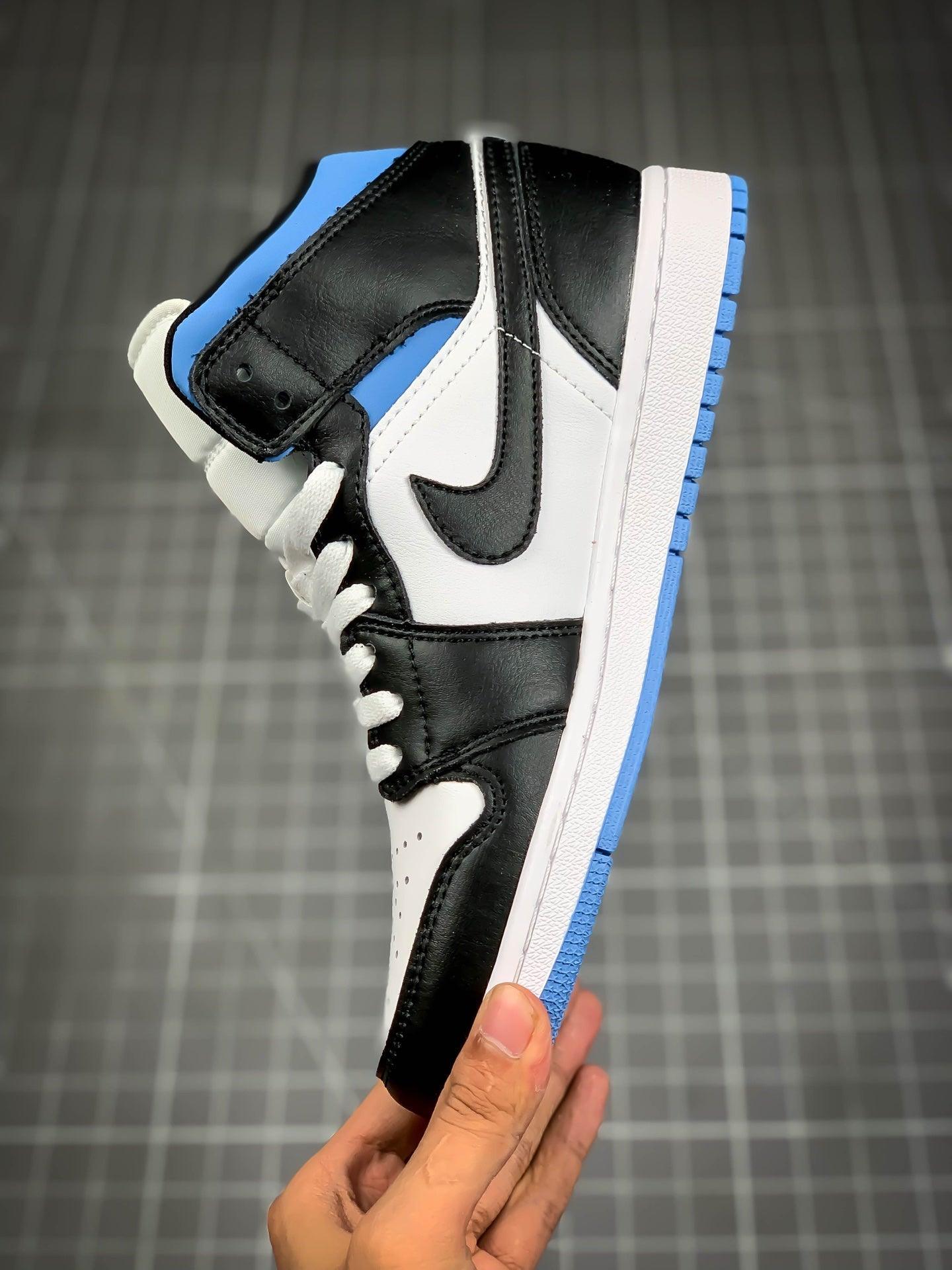 Custom Air Jordan 1 Mid AJ1 554724-117 - sneakerhillcom