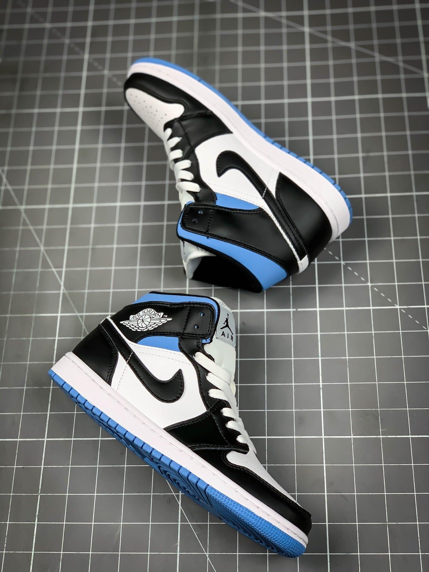 Custom Air Jordan 1 Mid AJ1 554724-117 - sneakerhillcom