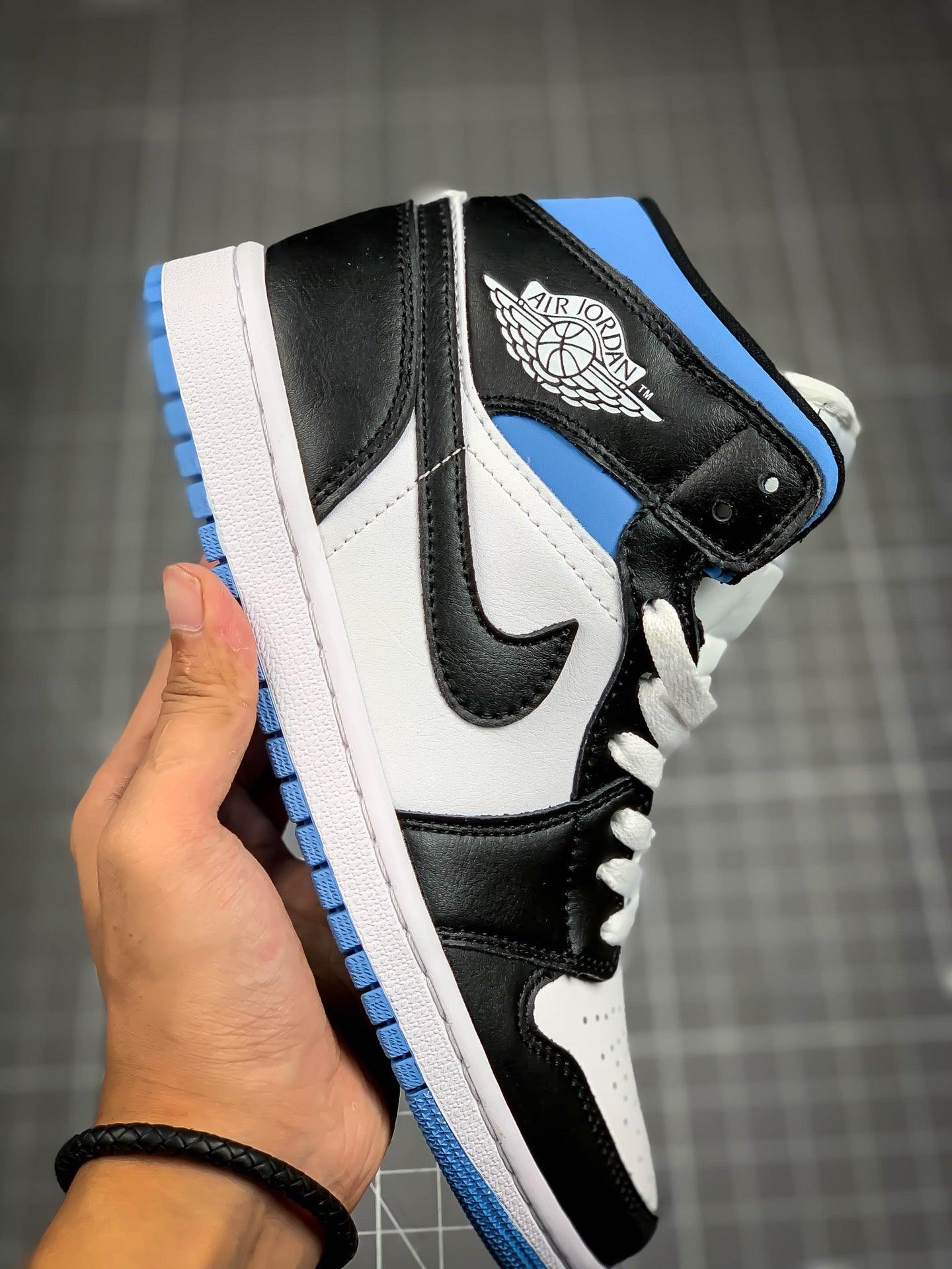 Custom Air Jordan 1 Mid AJ1 554724-117 - sneakerhillcom