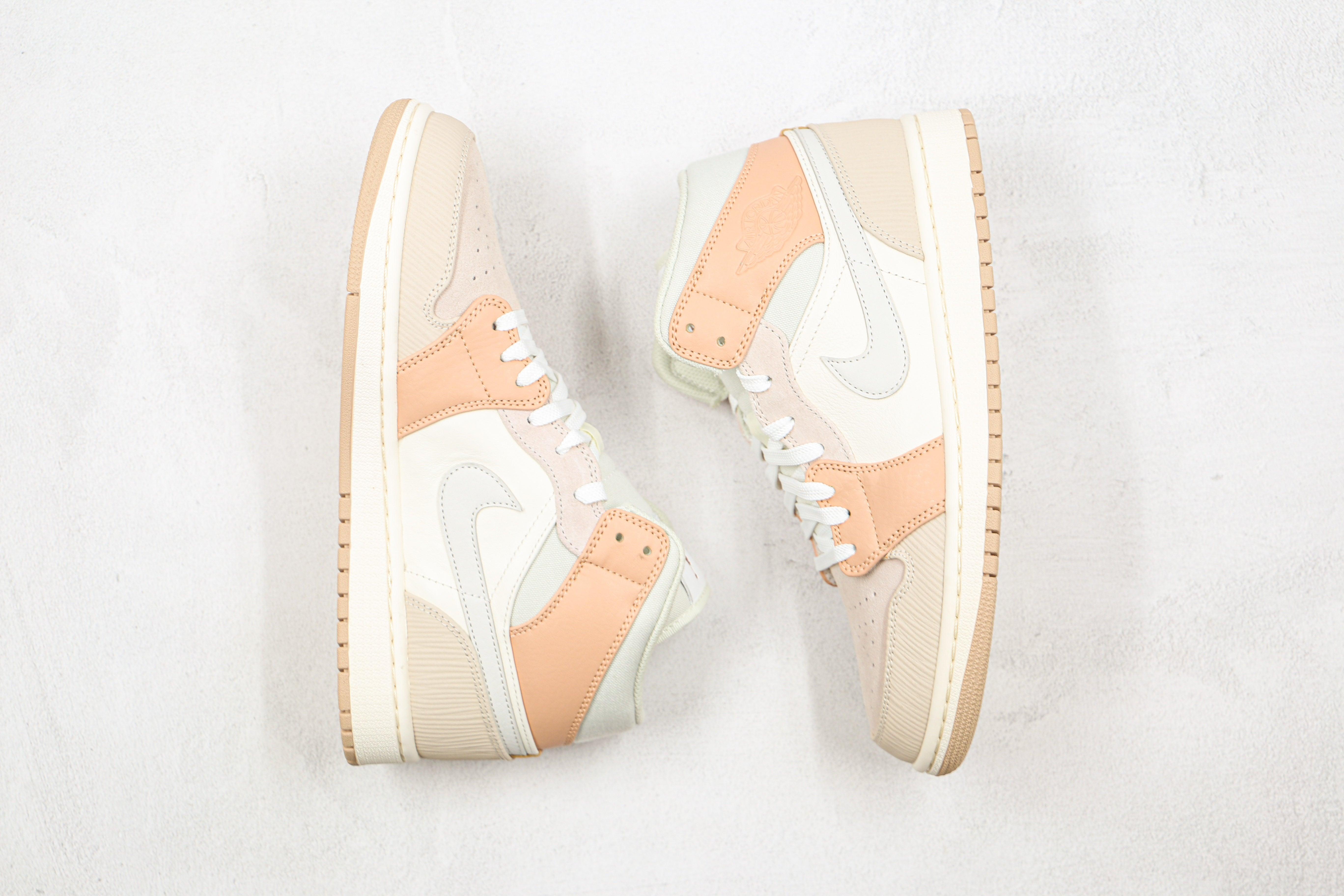 Custom Air Jordan 1 Mid CV3044 100 - sneakerhillcom